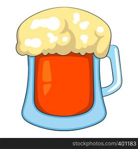 Beer icon. Cartoon illustration of beer vector icon for web. Beer icon, cartoon style