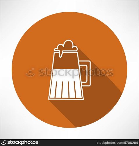 beer icon. Flat modern style vector illustration