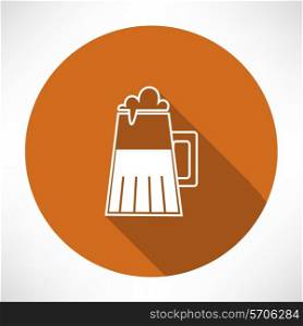 beer icon. Flat modern style vector illustration