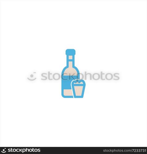 beer icon flat vector logo design trendy illustration signage symbol graphic simple