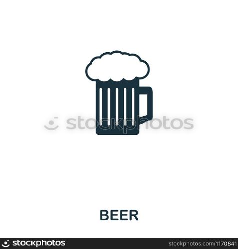 Beer icon. Line style icon design. UI. Illustration of beer icon. Pictogram isolated on white. Ready to use in web design, apps, software, print. Beer icon. Line style icon design. UI. Illustration of beer icon. Pictogram isolated on white. Ready to use in web design, apps, software, print.