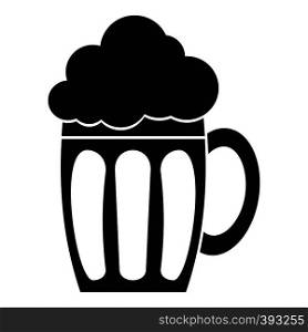 Beer icon. Simple illustration of beer vector icon for web. Beer icon, simple style
