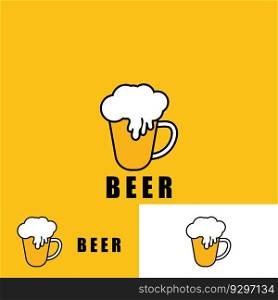 beer icon vector illustration template design