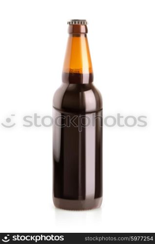 Beer in a bottle, vector object