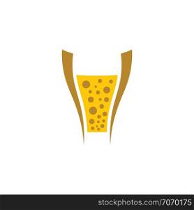 beer logo sign stylized vector design element