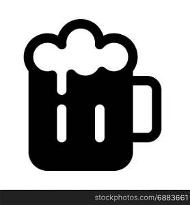 beer mug, icon on isolated background,
