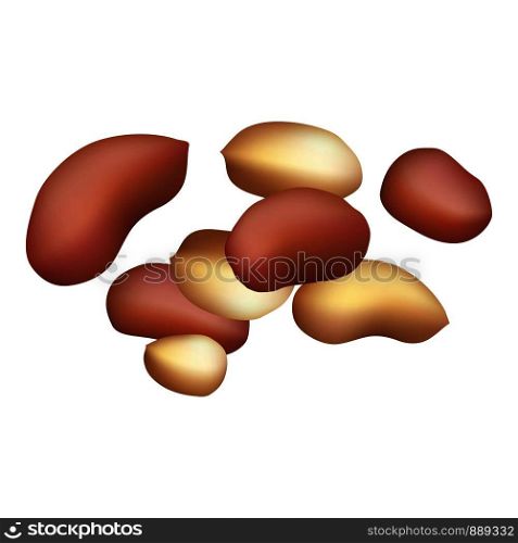 Beer peanut icon. Cartoon of beer peanut vector icon for web design isolated on white background. Beer peanut icon, cartoon style