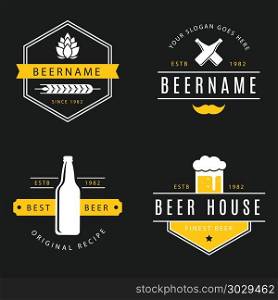 beer theme pub bar. beer theme pub bar vector