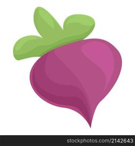 Beet icon cartoon vector. Organic food. Red vegetable. Beet icon cartoon vector. Organic food