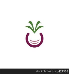beet icon logo symbol vector design element