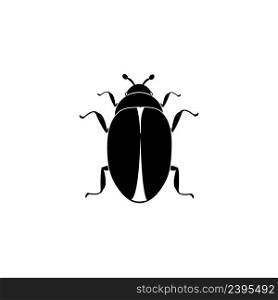 beetle icon logo vector design template