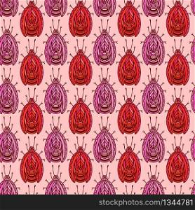 Beetles pattern. Fabric vector design. Beetles pattern. Fabric vector design.