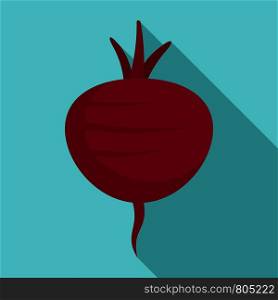 Beetroot icon. Flat illustration of beetroot vector icon for web design. Beetroot icon, flat style