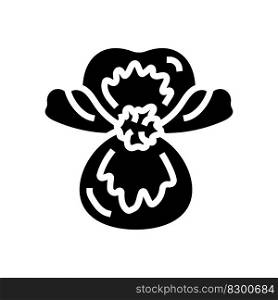 begonia flower spring glyph icon vector. begonia flower spring sign. isolated symbol illustration. begonia flower spring glyph icon vector illustration