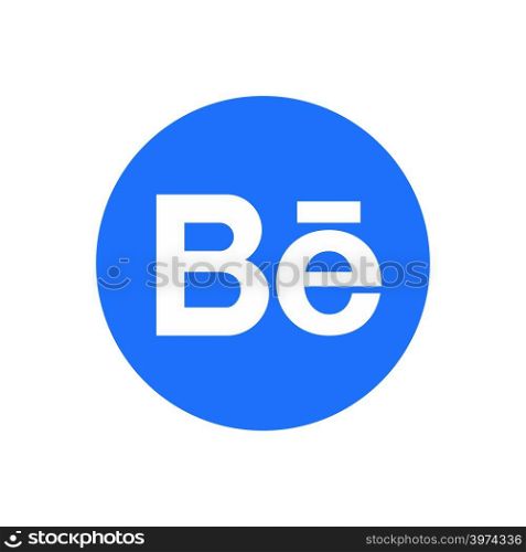 Behance icon design vector