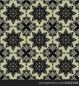 beige illustrated seamless repeating wallpaper design