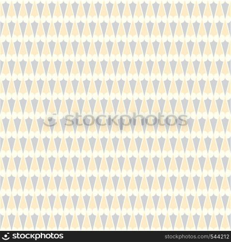 Beige Modern double plumb or triangle seamless pattern. Stylish pattern for graphic design in abstract style.