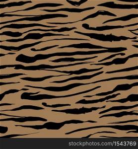 Beige Safari pattern, tiger skin fur print orange seamless background, African wild animal camouflage. Bengal tiger fur print pattern, abstract jungle design with black and brown stripes. Beige Safari pattern, tiger print orange seamless background
