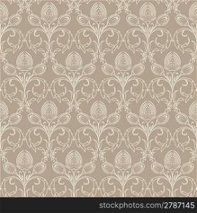 Beige seamless from flower(can be repeated and scaled in any size)