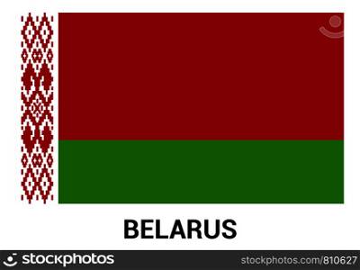 Belarus flag design vector