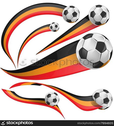 belgium flag set with soccer ball. belgium flag set with soccer ball on white background