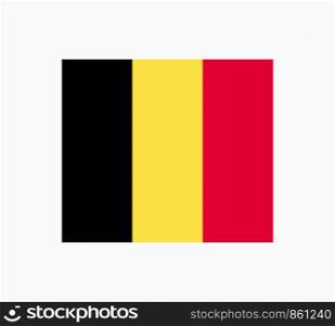 Belgium Flag Vector Illustration
