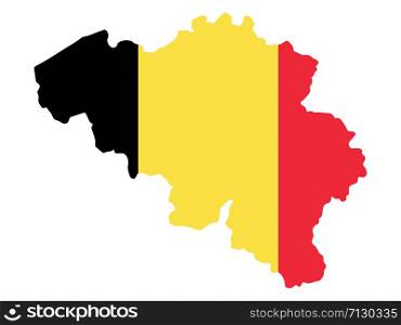 Belgium map flag Vector illustration eps 10.. Belgium map flag Vector illustration eps 10