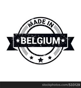 Belgium stamp design vector