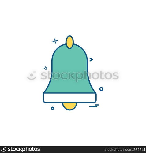 Bell icon design vector
