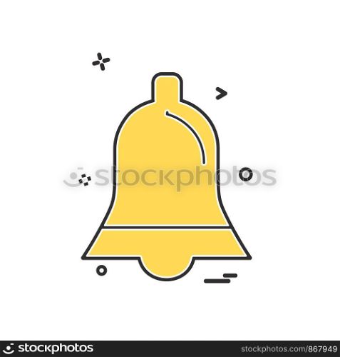 Bell icon design vector