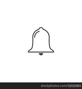 Bell icon illustration logo vector template