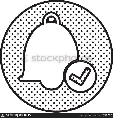 Bell icon sign symbol design