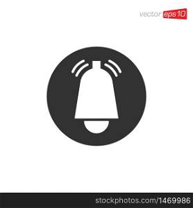Bell Notification Icon Design Vector