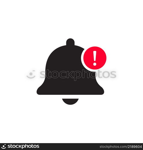 bell, notification icon vector design illustration