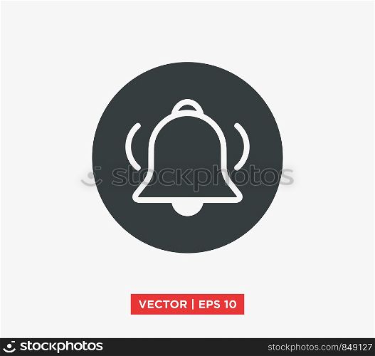 Bell Notification Icon Vector Illustration
