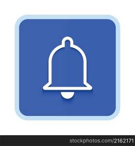 bell ring line icon