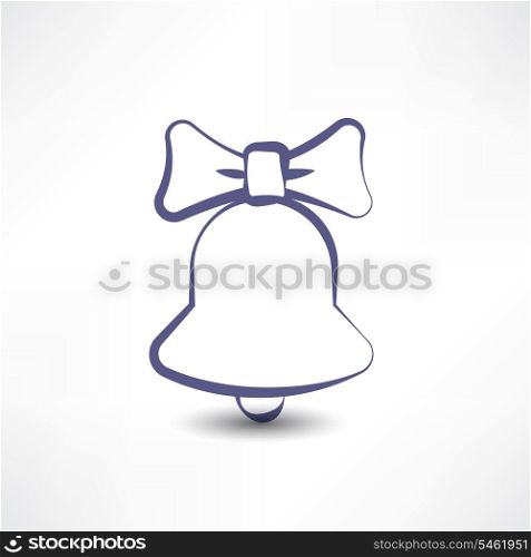 Bell with a bow