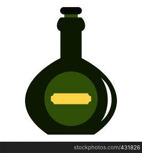 Bellied bottle icon flat isolated on white background vector illustration. Bellied bottle icon isolated