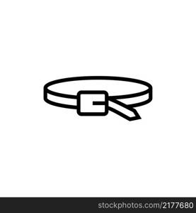 belt icon vector design templates white on background