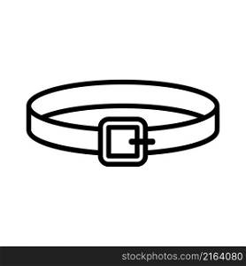 Belt icon vector sign and symbol on trendy design