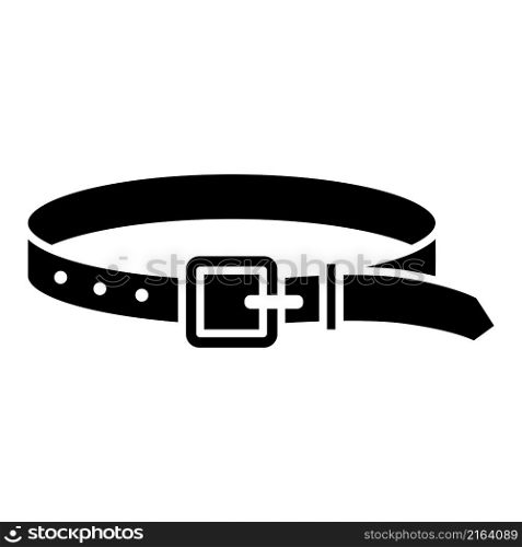 Belt icon vector sign and symbol on trendy design