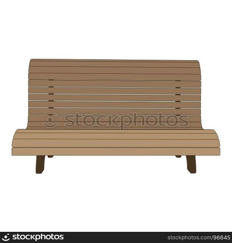 Bench park vector vintage isolated background wooden old illustration
