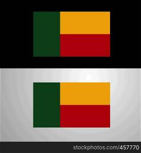 Benin Flag banner design