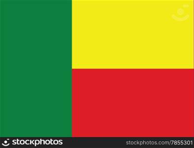 Benin flag themes idea design