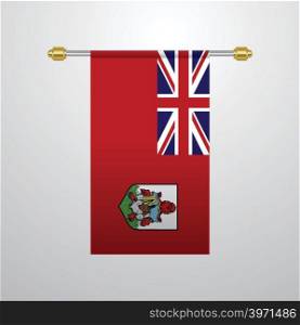 Bermuda hanging Flag