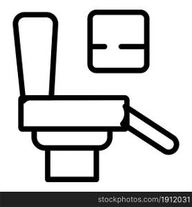 Best airplane seat icon outline vector. Plane chair. Flight airline. Best airplane seat icon outline vector. Plane chair