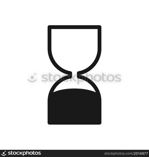 Best Before End of Date icon. BBE symbol for cosmetics products. Expiration date. Black hourglass icon. Editable stroke. Vector illustration isolated on white background.. Best Before End of Date icon. BBE symbol for cosmetics products. Expiration date. Black hourglass icon. Editable stroke. Vector illustration isolated on white background