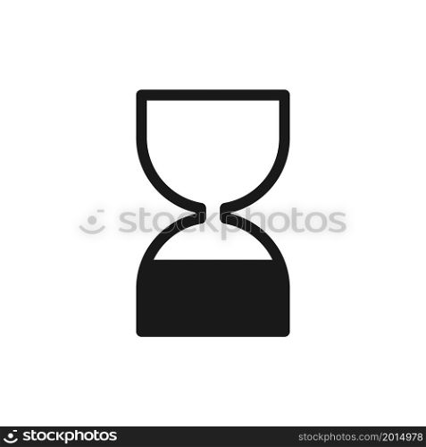 Best Before End of Date icon. BBE symbol for cosmetics products. Expiration date. Black hourglass icon. Editable stroke. Vector illustration isolated on white background.. Best Before End of Date icon. BBE symbol for cosmetics products. Expiration date. Black hourglass icon. Editable stroke. Vector illustration isolated on white background