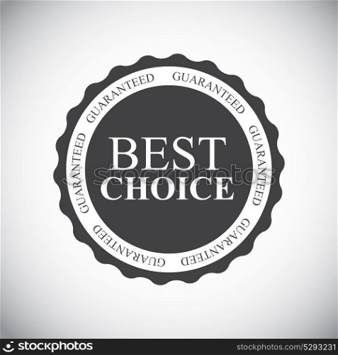 Best Choice Label Isolated Vector Illustration EPS10. Best Choice Label Vector Illustration