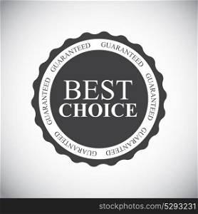 Best Choice Label Isolated Vector Illustration EPS10. Best Choice Label Vector Illustration